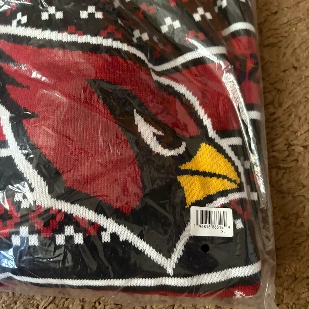 Arizona Cardinals Ugly Christmas Sweater NEW XL FOCO NFL Red Medium Small XXL